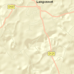 Langonnet Street Map