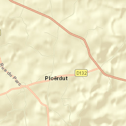 Ploërdut Street Map