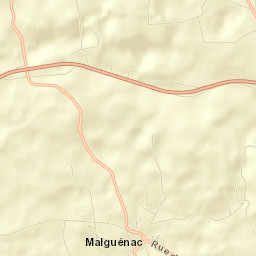 Malguénac Street Map