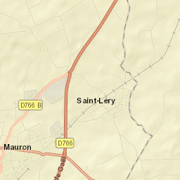 Mauron Street Map