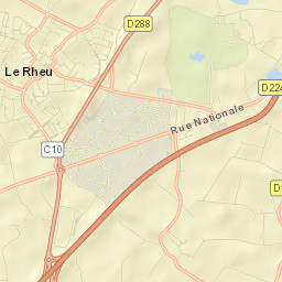 Le Rheu Street Map