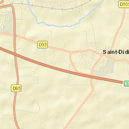 Saint-Didier Street Map