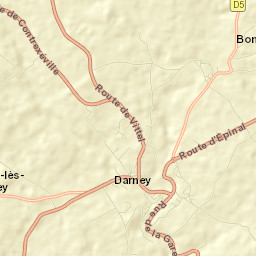 Darney Street Map