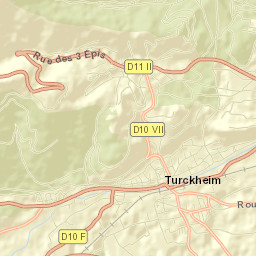 Turckheim Street Map