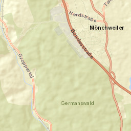 Mönchweiler Street Map