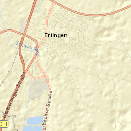 Ertingen Street Map