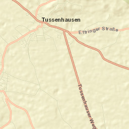 Tussenhausen Street Map