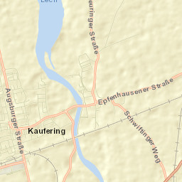 Kaufering Street Map