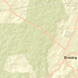 Eresing Street Map