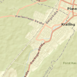 Krailling Street Map