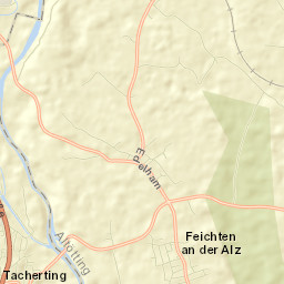 Tacherting Street Map