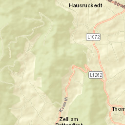 Zell am Pettenfirst Street Map