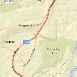 Dietachdorf Street Map