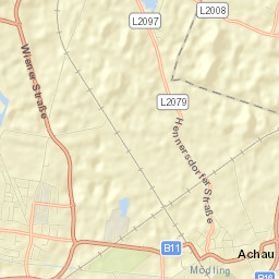 Achau Street Map