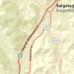 Salgótarjáni Járás Street Map