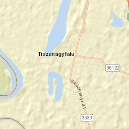 Tiszanagyfalu Street Map