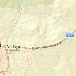 Hlyboka Street Map