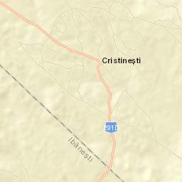 Comuna Cristineşti Street Map