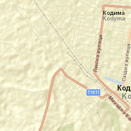 Kodyma Street Map