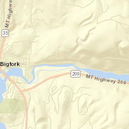 Bigfork Street Map