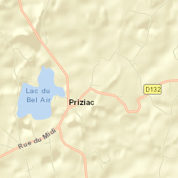 Priziac Street Map