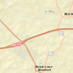 Bréal-sous-Montfort Street Map