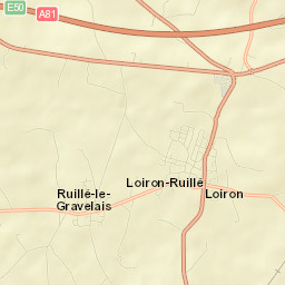 Loiron Street Map