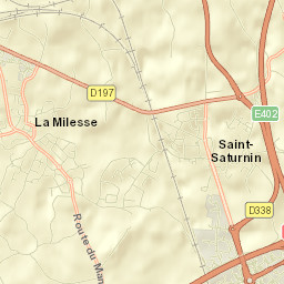 Saint-Saturnin Street Map
