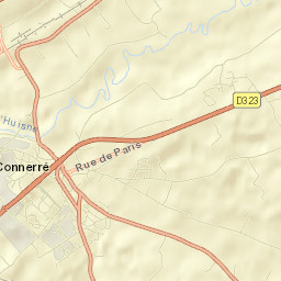 Connerré Street Map