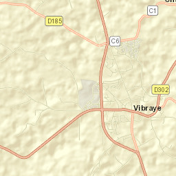 Vibraye Street Map