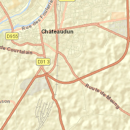 Châteaudun Street Map