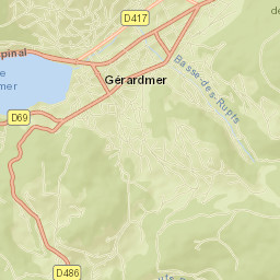 Gérardmer Street Map