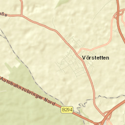 Vörstetten Street Map
