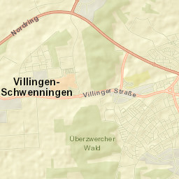 Villingen-Schwenningen Street Map