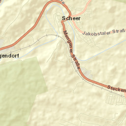 Scheer Street Map