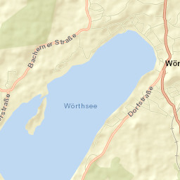 Wörthsee Street Map