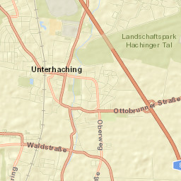 Unterhaching Street Map