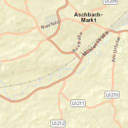 Aschbach Markt Street Map