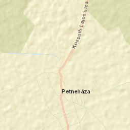 Petneháza Street Map