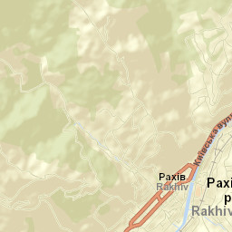Rakhiv Street Map