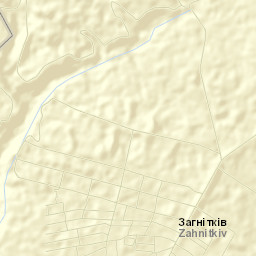 Zagnitkiv Street Map