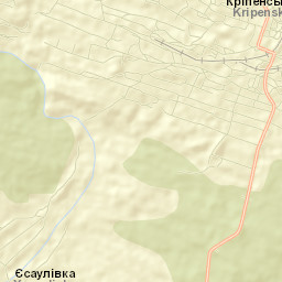 Kripens’kyy Street Map