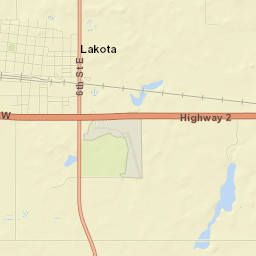 Lakota Street Map