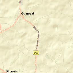 Guengat Street Map