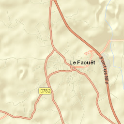 Le Faouët Street Map