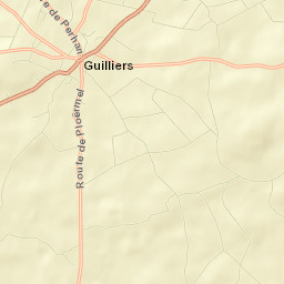 Guilliers Street Map