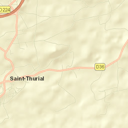 Saint-Thurial Street Map