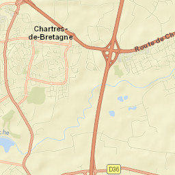 Chartres-de-Bretagne Street Map