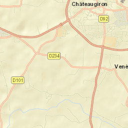 Châteaugiron Street Map