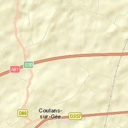 Coulans-sur-Gée Street Map